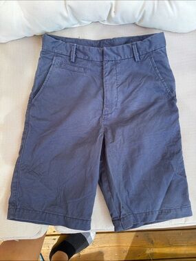 GAP Men's Navy Blue Flat-Front Shorts
